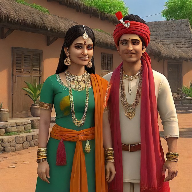 3D cartoon character art